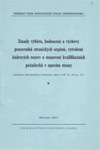 Zásady výběru, hodnocení a výchovy pracovníků stranických orgánů